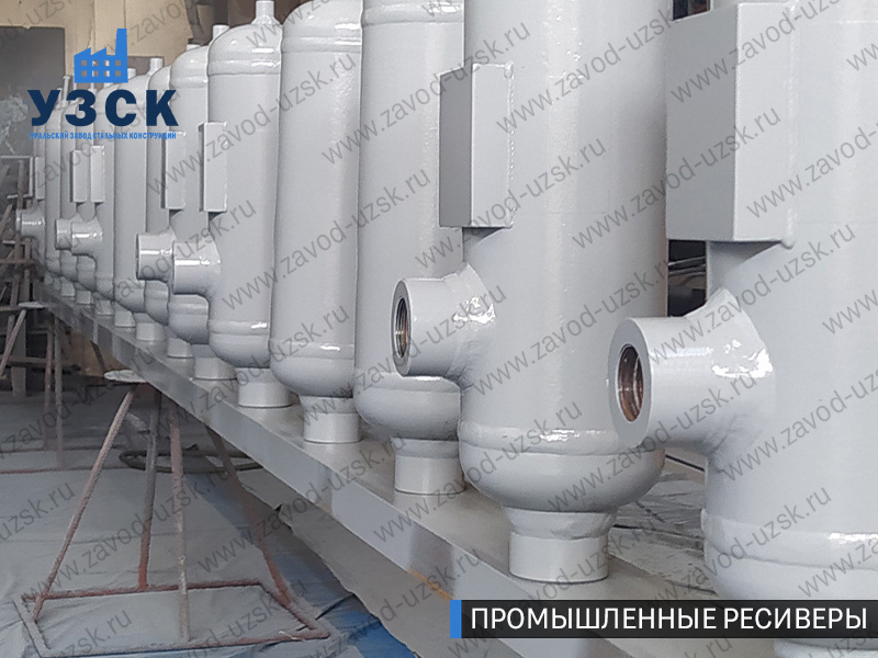 фотография емкостных ресиверов для воздуха и газа Мурманск